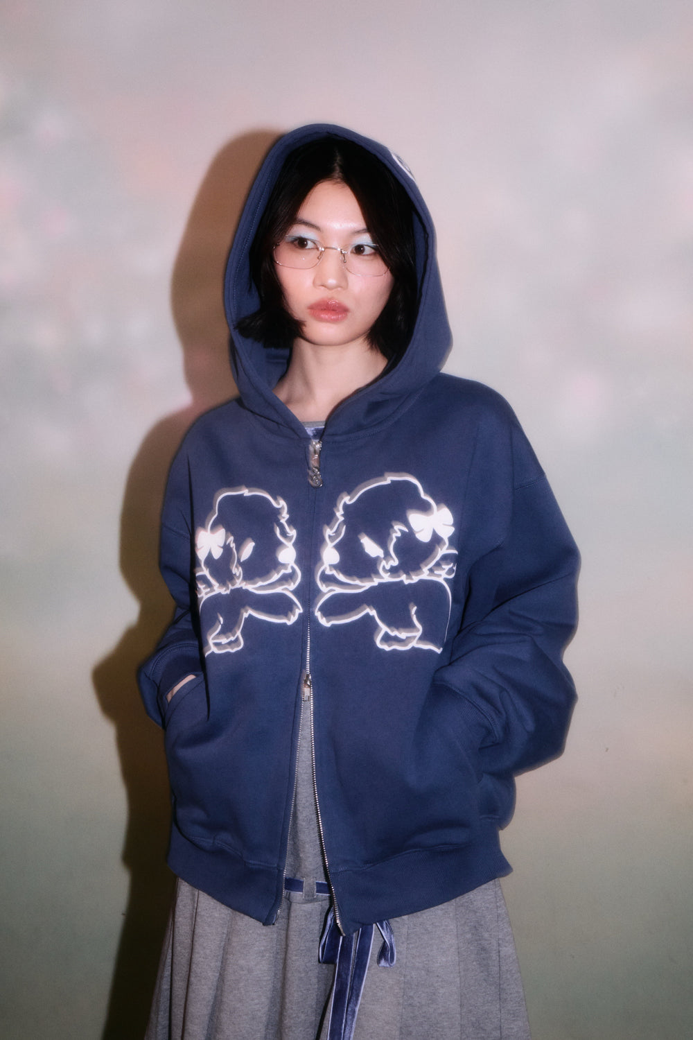 DUPPIES ジップパーカー twin puppies Zip Hoodie – YZ