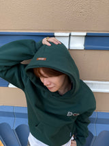 heart patch logo hoodie