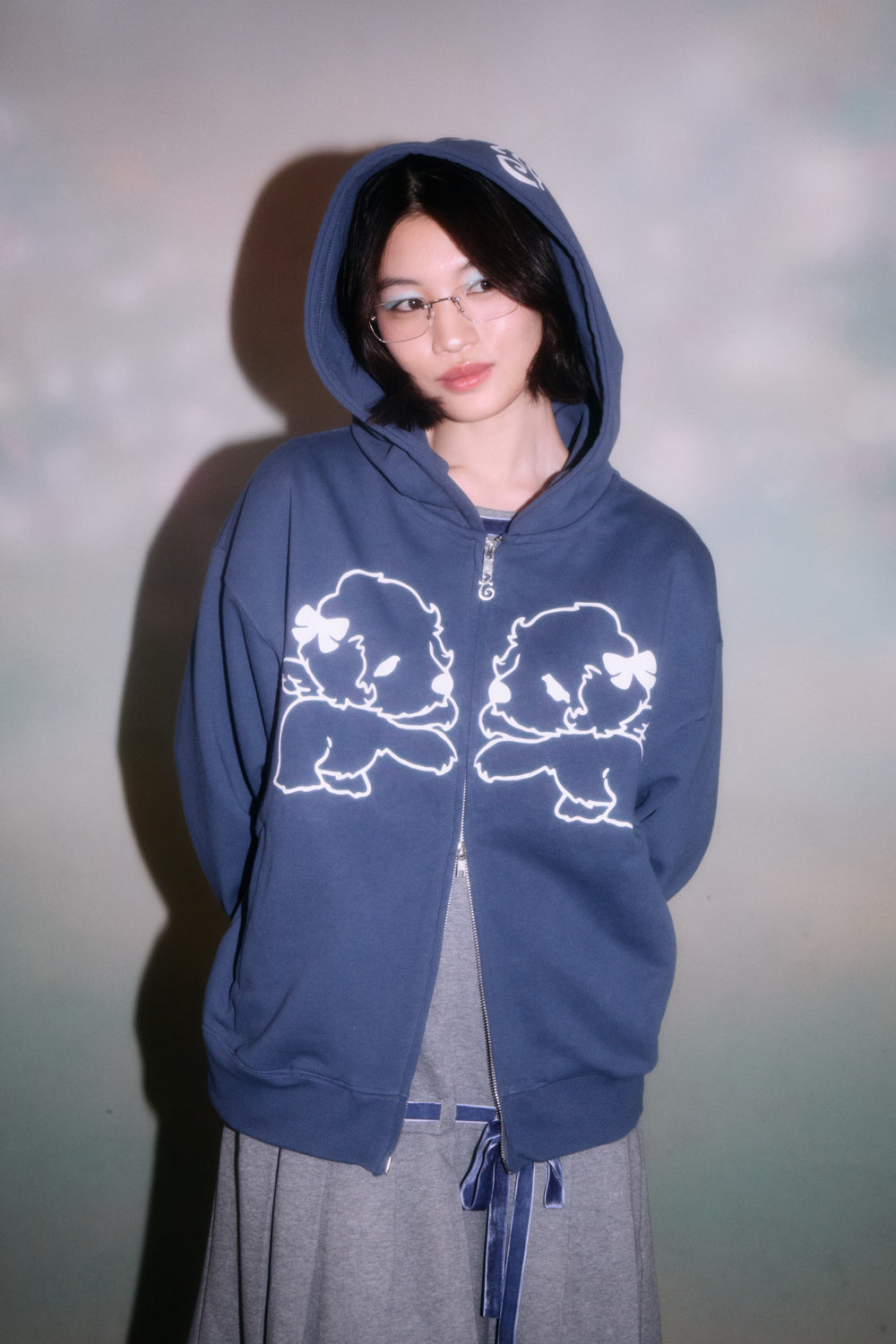 新品9090コラボtwins twin puppiesZip Hoodie完売品 twin puppies Zip Hoodie – YZ