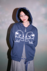 twin puppies Zip Hoodie