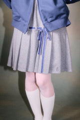 Ribbon Pleated One-Piece