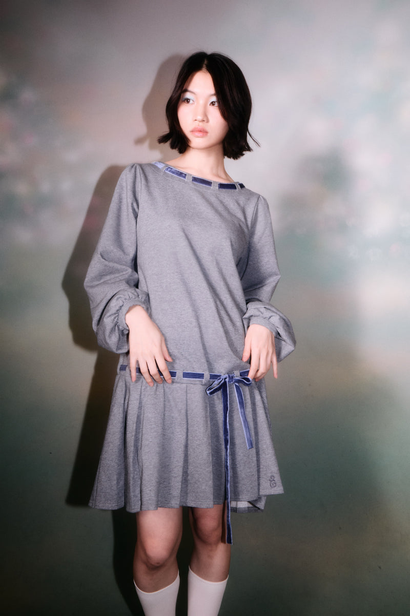 Ribbon Pleated One-Piece – YZ