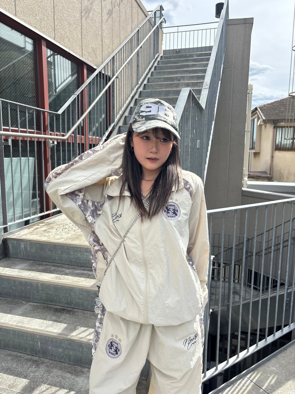 Animal Nylon Track Jacket – YZ Animal Nylon Track Jacket – YZ