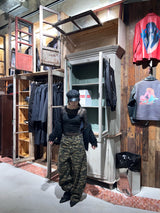 Ninety Girl Logo 亮片越野牛仔裤 