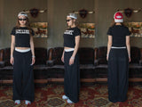 DOUBLE WAIST SWEAT PANTS 