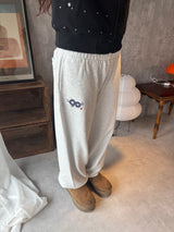 90 로고 도트 스웨트 팬츠 