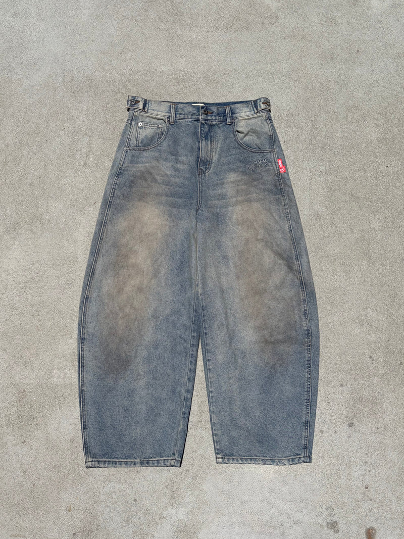 Bullet Logo Denim Buggy Pants – YZ
