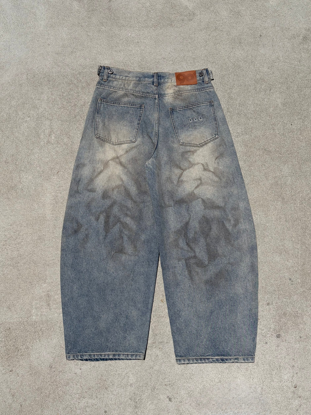 Bullet Logo Denim Buggy Pants – YZ