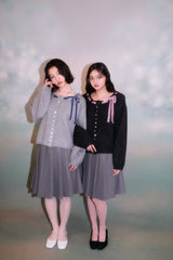 Ribbon Knit Cardigan