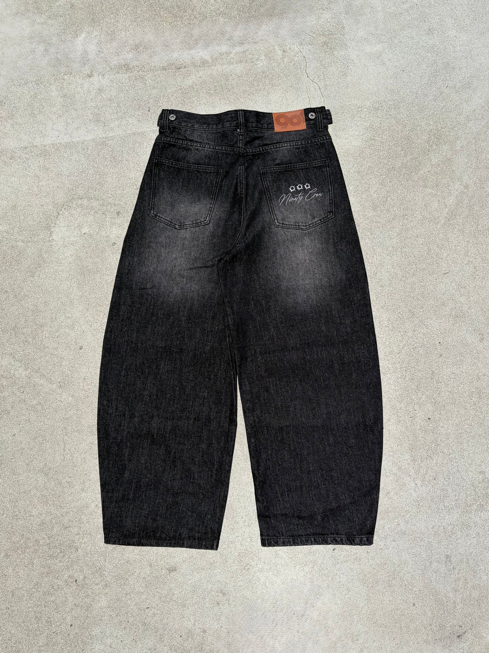 Bullet Logo Denim Buggy Pants – YZ