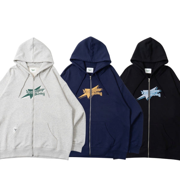 star logo warm zip hoodie – YZ