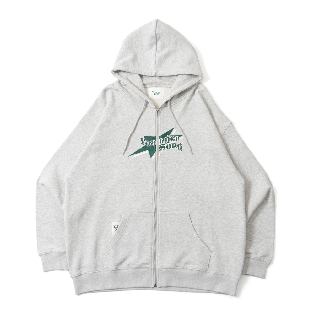 star logo warm zip hoodie – YZ