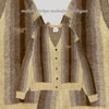 MULCH STRIPE MOHAIR CARDIGAN