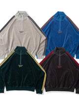 Velours Half Zip Track Jacket