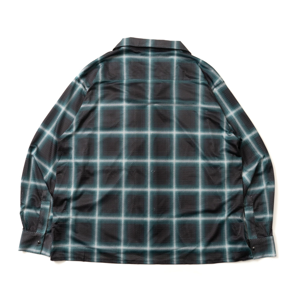 Project T Ombre check shirt Mサイズ mesh ombre check shirt – YZ