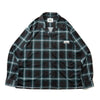 MESH OMBRE CHECK SHIRT