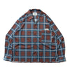MESH OMBRE CHECK SHIRT