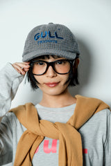 チェック柄のひきこもりcap