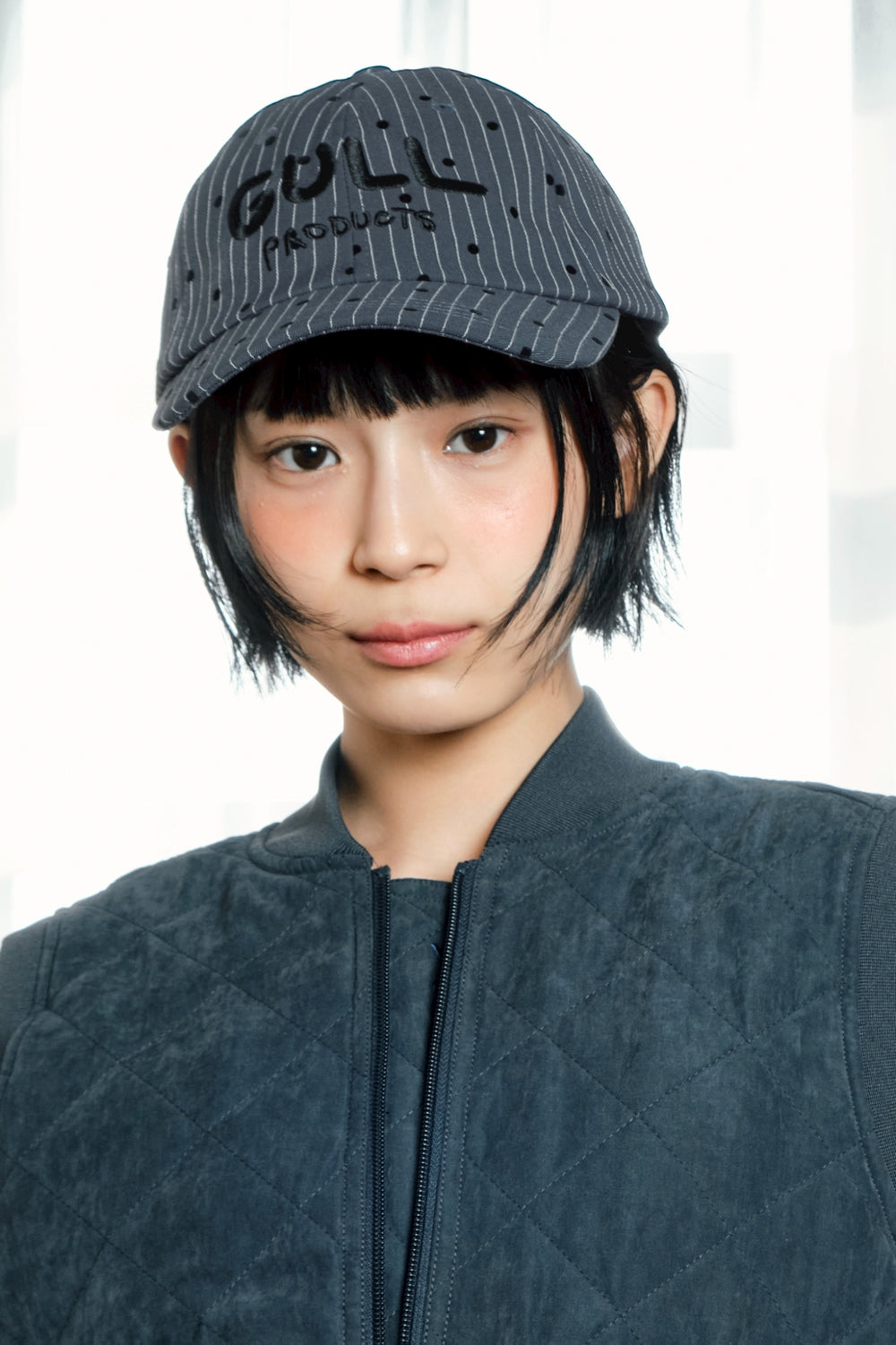 ストライプでドットなひきこもりcap – YZ