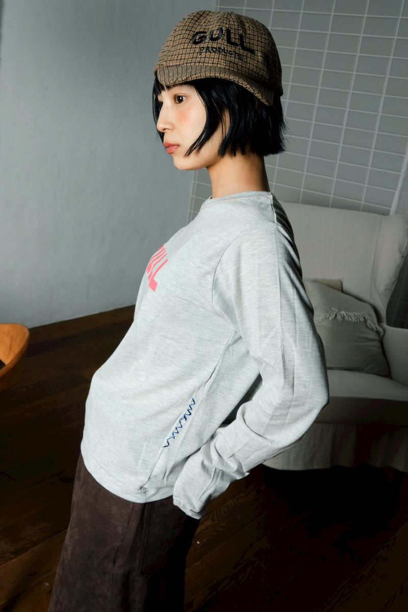 チェック柄のひきこもりcap