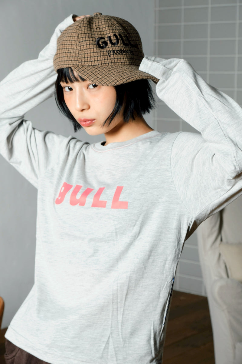 チェック柄のひきこもりcap