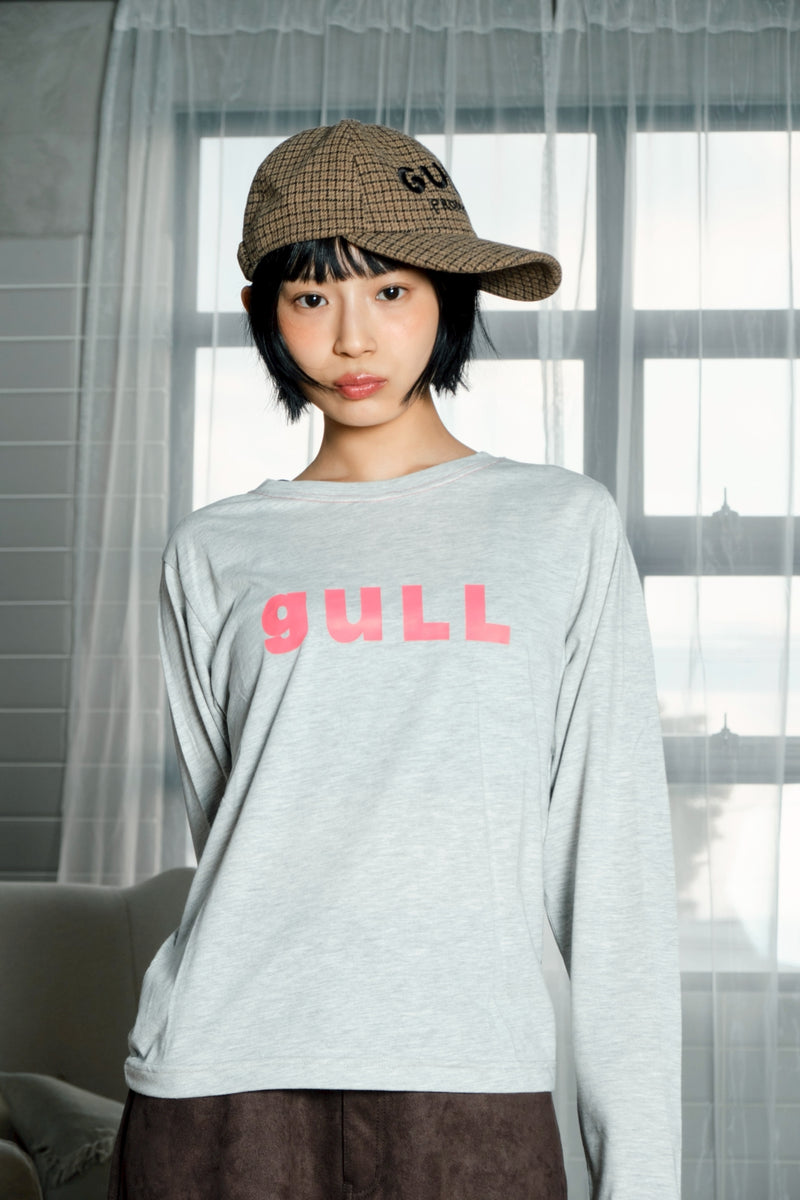 チェック柄のひきこもりcap