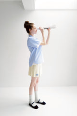 umbro×common gull products.でこぼこのニットショートパンツ