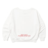 OG 로고 발렌타인 오프숄더 스웨트 