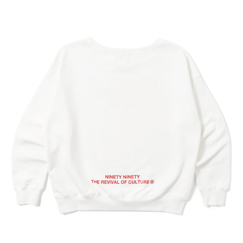 トップス 9090 girl OG Logo Valentine Off-Shoulder OG Logo Valentine Off-Shoulder Sweat – YZ