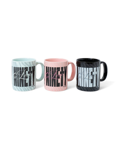【09090×라브 상등】Gothic Logo Zebra Mug Cup 