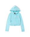 【9090girl×Juicy Couture】Velour Zip Hoodie
