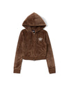 【9090girl×Juicy Couture】Velour Zip Hoodie
