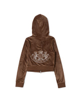 【9090girl×Juicy Couture】Velour Zip Hoodie