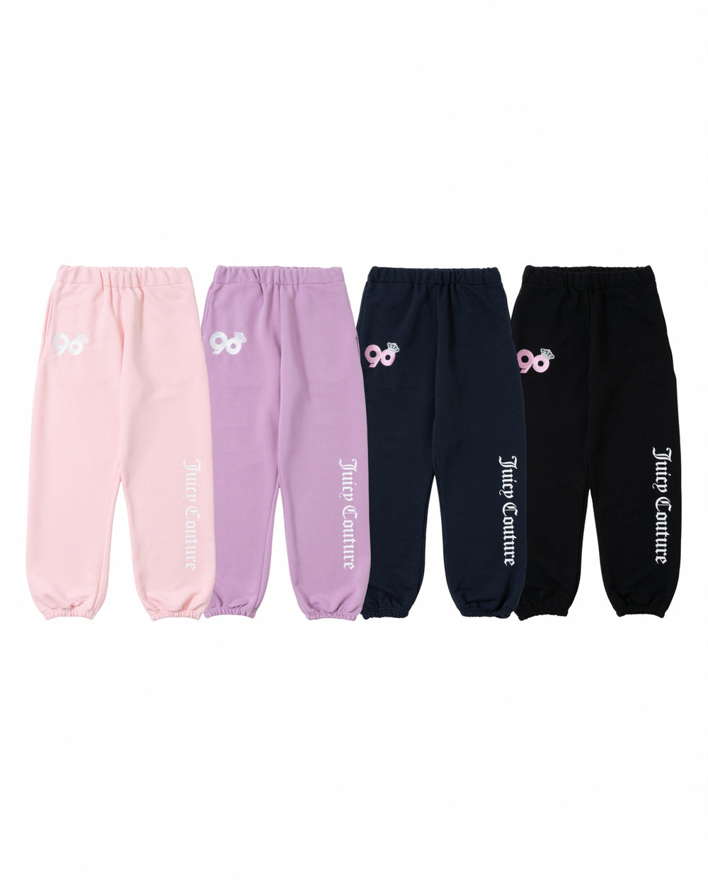 9090girl×Juicy Couture90 Logo Zip Hoodie Hoodie girl×Juicy Logo