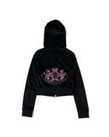 【9090girl×Juicy Couture】Velour Zip Hoodie