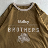 BALLSY Overdyed Ringer T-shirt