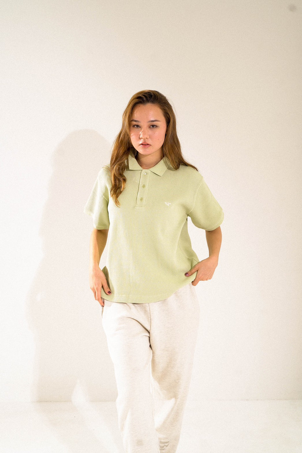 BLESS U Ü Logo Thermal Polo  ポロシャツ Ü Logo Thermal Polo – YZ