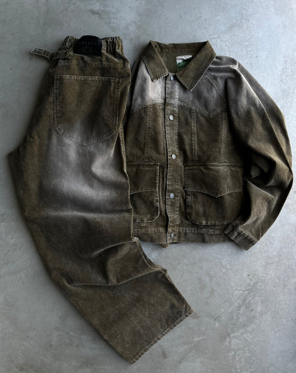 Western corduroy military jacket – YZ