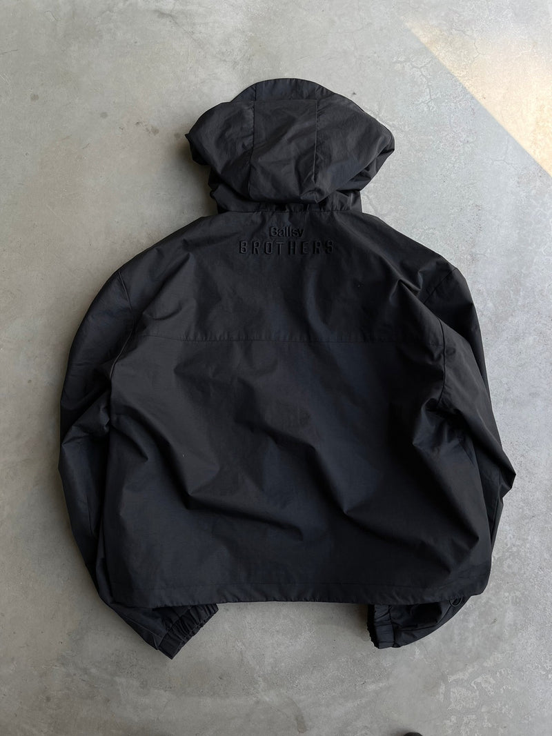 Waterproof tech short mountain length jacket