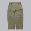 Double Denim Cargo Pants