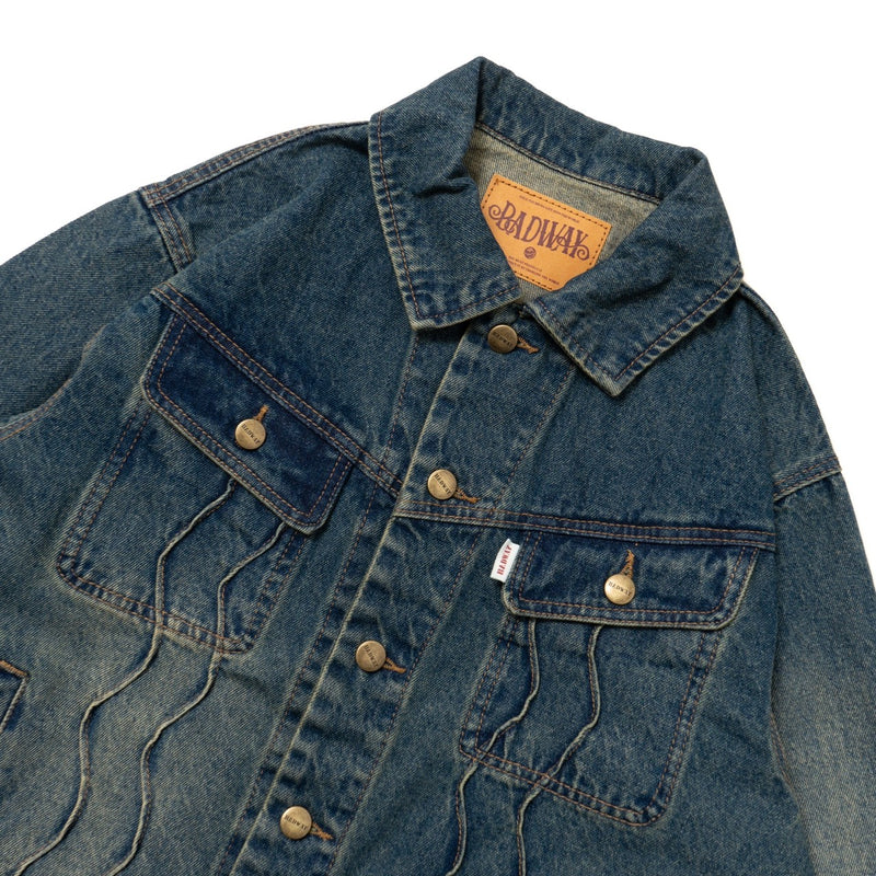 Wave classic overdye denim jacket – YZ