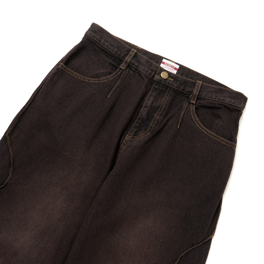 Wave classic overdye denim pants – YZ