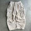 M65 fleece wide cargo pants