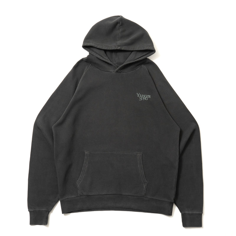 pigment raglan universal logo  hoodie