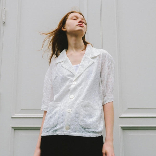 ss military pocket sheer shirt – YZ