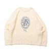 globe logo sheer knit