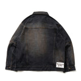 vintage patch denim jacket