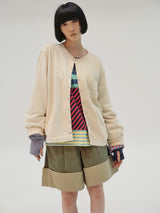 NO COLLAR CARDIGAN(発送予定：2026年月8月下旬~)