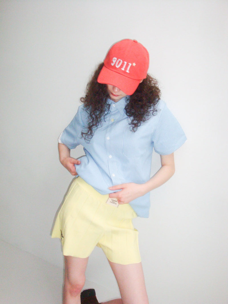 umbro×common gull products.でこぼこのニットショートパンツ