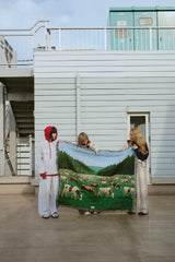 はじめての鼓動、Chilli Beans.✖common gull products.森の土曜日ラグ